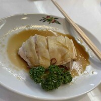 香港園 - 蒸し鶏です。