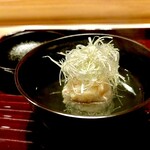 多仁本 - 毛蟹の真薯　たっぷりの白髪葱