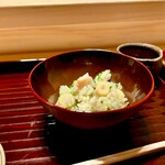 多仁本 - ささ筍と蛤のご飯