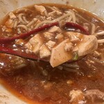 麺屋 愛心 - 汁なし麻婆麺1100円