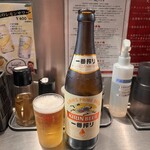麺屋 愛心 - キリン一番搾り700円