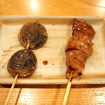 とり喜 - しいたけ & ちぎも（レバー）