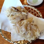紅葉屋 - 舞茸天。たっぷり肉厚、衣サクサク、舞茸の香りがフワッーと