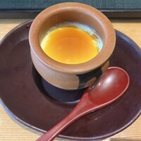 お料理 とみやま - デザートのプリン