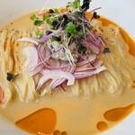 紅ズワイガニらぁ麺 まるはち屋 - 