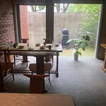 シカゴ - 店内　鉄板前は満席　叔父家族はいつも大人数なので鉄板前では食べたこと無いそう