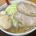 自家製麺屋 登夢道 - 味玉もやしラーメン醤油小盛り