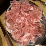 生ハムとワイン メッシタフランコ - 