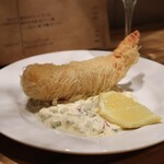 ビストロヌフ - 海老のカダイフ フリット タルタルソース