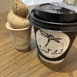 ONIYANMA COFFEE STAND - 珈琲ソフトクリーム＆アメリカン①