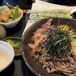 手打ちそば さくら - 冷やしたぬきそば