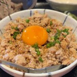 手打ちそば さくら - 鴨入りそぼろごはん