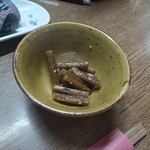味の蔵どんつく - お通しのきゃらぶき