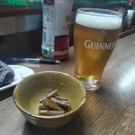 味の蔵どんつく - ノンアルコールビールとお通し