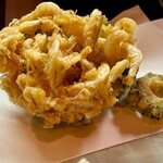 蕎麦見世のあみ - 白海老かき揚げ