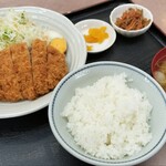 道の駅三本木やまなみ  - 三元豚とんかつ定食