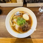 麺屋 誠 - 【醤油（小×tp味玉）】