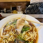 麺屋 誠 - 【醤油（小×tp味玉）＝チャーシュー】