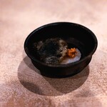 gnaw - 平貝。露地栽培の苺の葉