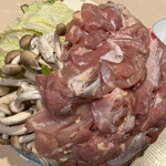 ささき - 鶏コラーゲン鍋の具材