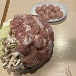 ささき - 鶏コラーゲン鍋の具材