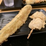 UDON YAMA - ズッキーニ天、マッシュルーム