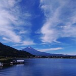 ムースヒルズバーガー - 河口湖②(ホテル美富士園あたりで富士の雄姿が現われる)