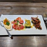 創作イタリアン Gemelli - 2024年4月の前菜４点盛り