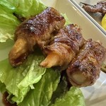 焼きもの家 慶 - 豚の生姜焼き串！じゃぶじゃぶになりがちな生姜焼きがカリッとサラサラして香る（╹◡╹）