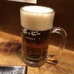 やきとりうねめ - ◎生ホッピーハーフ&ハーフ@500