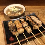 やきとりうねめ - ◎焼き鳥セット@600 もつ煮込み@500
      
      