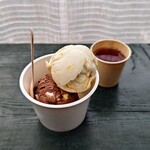 Hilo Homemade Ice Cream - フリーの紅茶もいただきました♪