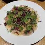 洋食 おがた - 鯛のカルパッチョ　塩とレモン