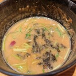 麺屋 周郷 - スープ割