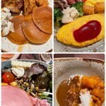 ヒルトン 広島 - 朝食はバイキンキング•••フレンチトースト、パンケーキ、オムレツ（シェフがその場で作ってくれます）、サラダ、カレーライス