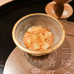 寿し道 桜田 - 鮟肝ふじりんご