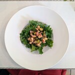 B6 - 大豆とセロリとカリーノケールのサラダ