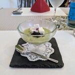 B6 - ズッキーニのムース。しっかりとしたズッキーニの風味は質も量もなければ出せないものだと思う