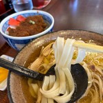 といや - ★平日限定といや名物セット（大盛セット・肉きしめん冷・ミニタレカツ丼・1050円税込）★