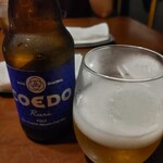 中華ダイニング 一途一心 - COEDO瑠璃　750円 爽やかで飲みやすい
