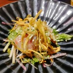 中華ダイニング 一途一心 - 鯛の刺身サラダ