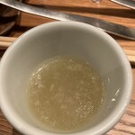 橙 - 鶏団子後のスープ　シンプルながら奥深さを感じる