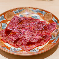 江戸焼肉 - サーロインの焼きすき