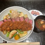 御二九と八さい はちべー - ハラミ丼（ランチ）