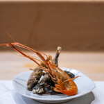 うを徳 - 2024.6 島根神西湖産川海老と琵琶湖産カジカの唐揚げ