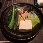 瀬里奈 - しゃぶしゃぶのスープで調理したお野菜・その１です。