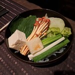 瀬里奈 - しゃぶしゃぶのお野菜です。