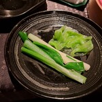 瀬里奈 - しゃぶしゃぶのスープで調理したお野菜・その２です。