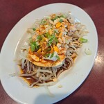 中華食房 石狩 - その「黒酢仕立てのよだれ鶏」。