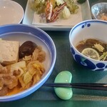 にっぽん丸 メインダイニング 瑞穂 - 和食④すき焼き、⑤酢の物